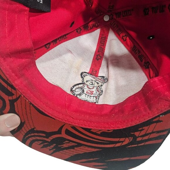 Chicago Bulls Red Black Snapback‎ 23 Micheal Jordan Embroidered Bear Basketball - Picture 11 of 15